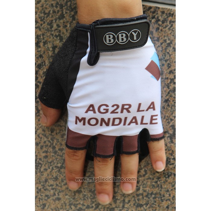 2020 Ag2r La Mondiale Guanti Corti Ciclismo